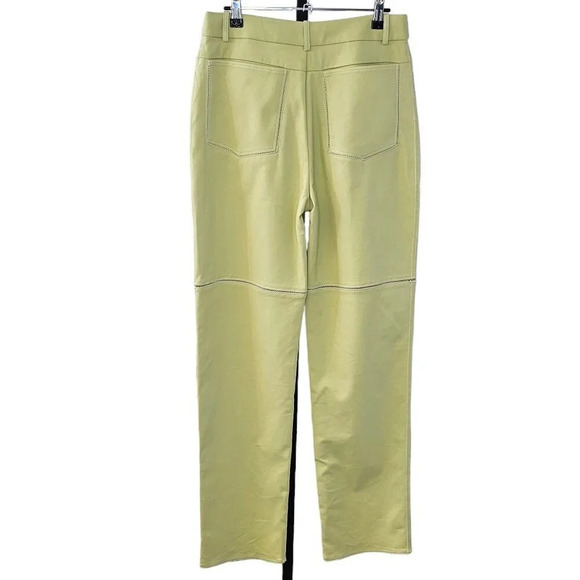 SIR. The Label Esther Pants Pistachio High Rise Straight Leg SIR Size 2 US 6 NWT - Picture 2 of 12